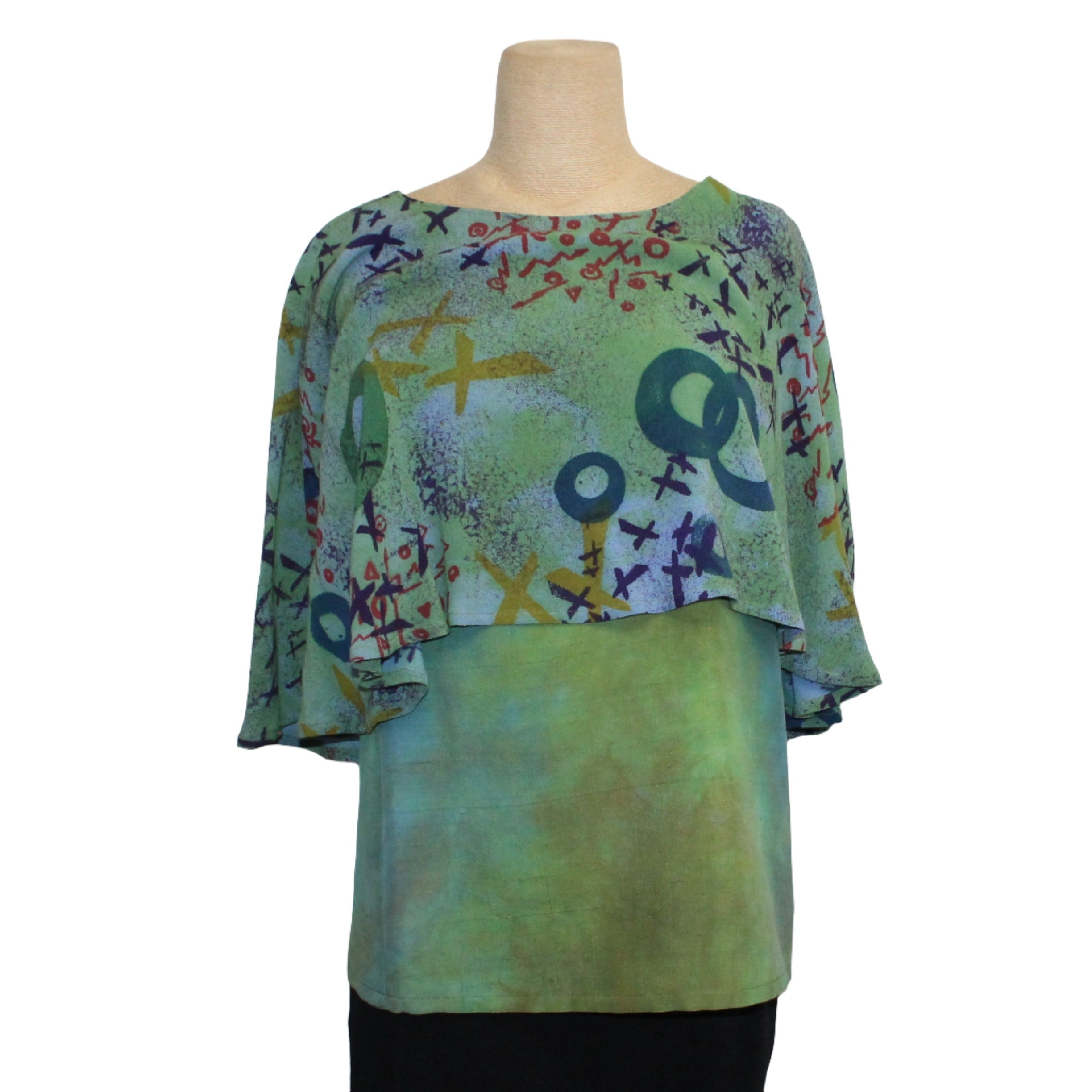 Dale Jenssen Pullover, Mixed Green/Blue, XS
