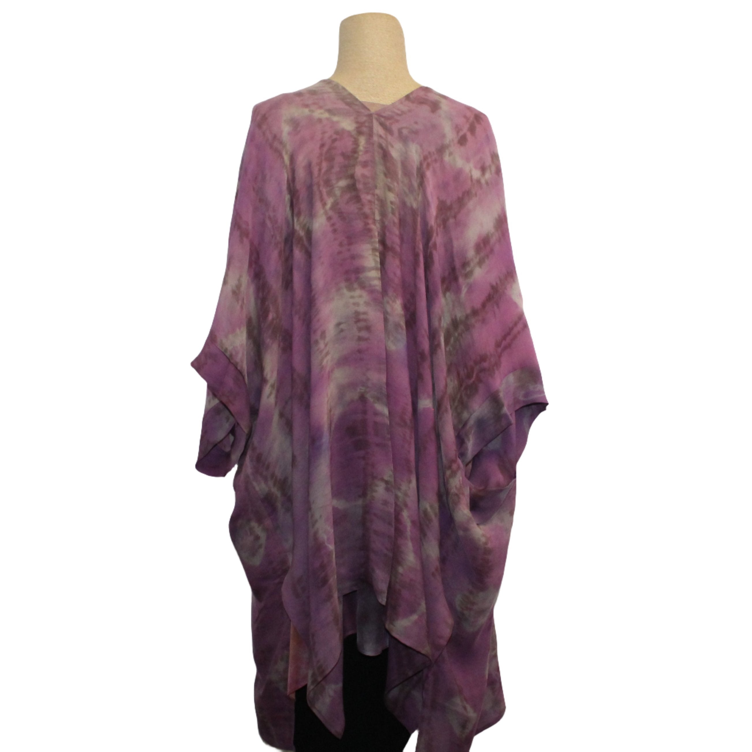 Teri Jo Summer Kimono, Mulberry, Fits M-XL