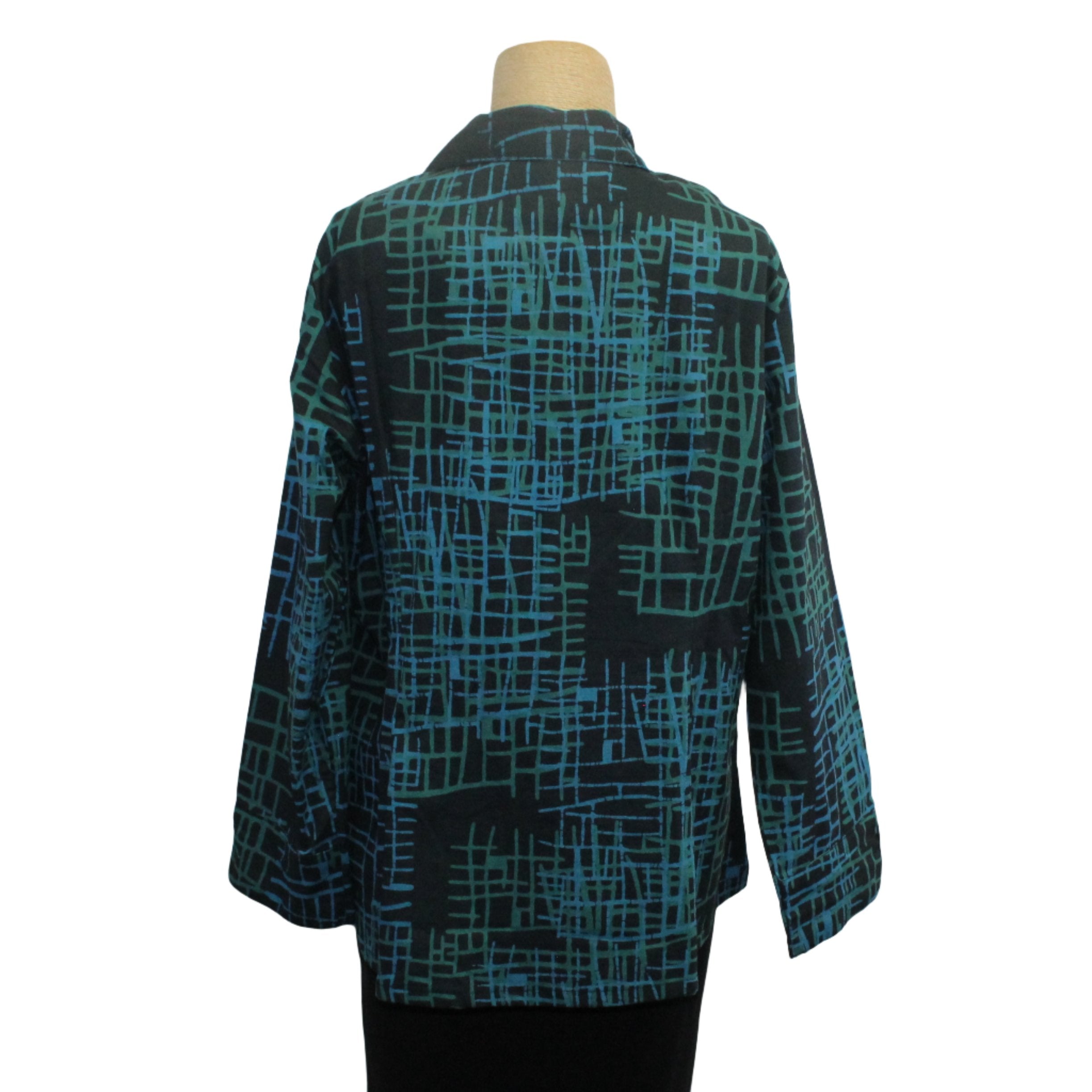 Adverb Shirt, Over, Teal M