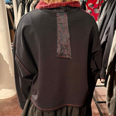 Mara Gibbucci Jacket, Short, Black/Red S/M, ML & L/XL