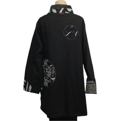 Yaza Jacket, Patchwork, Black M