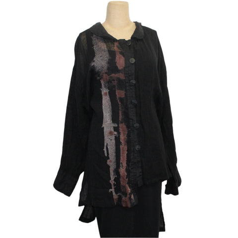 Mara Gibbucci Shirt, Black/Copper XL/XXL
