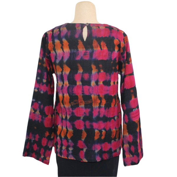 Neeru Kumar Pullover, Fuschia/Orange/Black XS & L