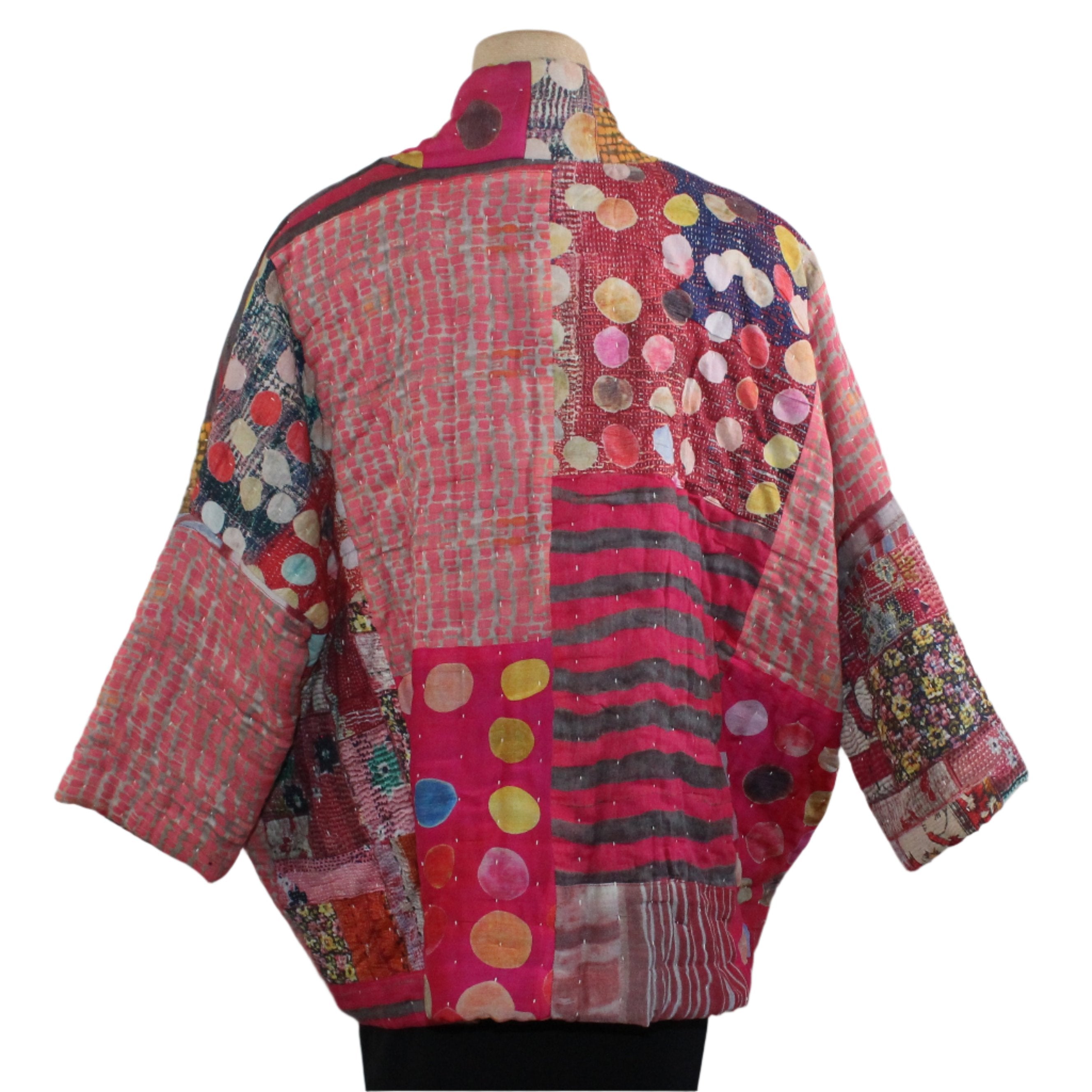 Neeru Kumar Jacket, Patch, Fuchsia/Multi-Color, XS/S