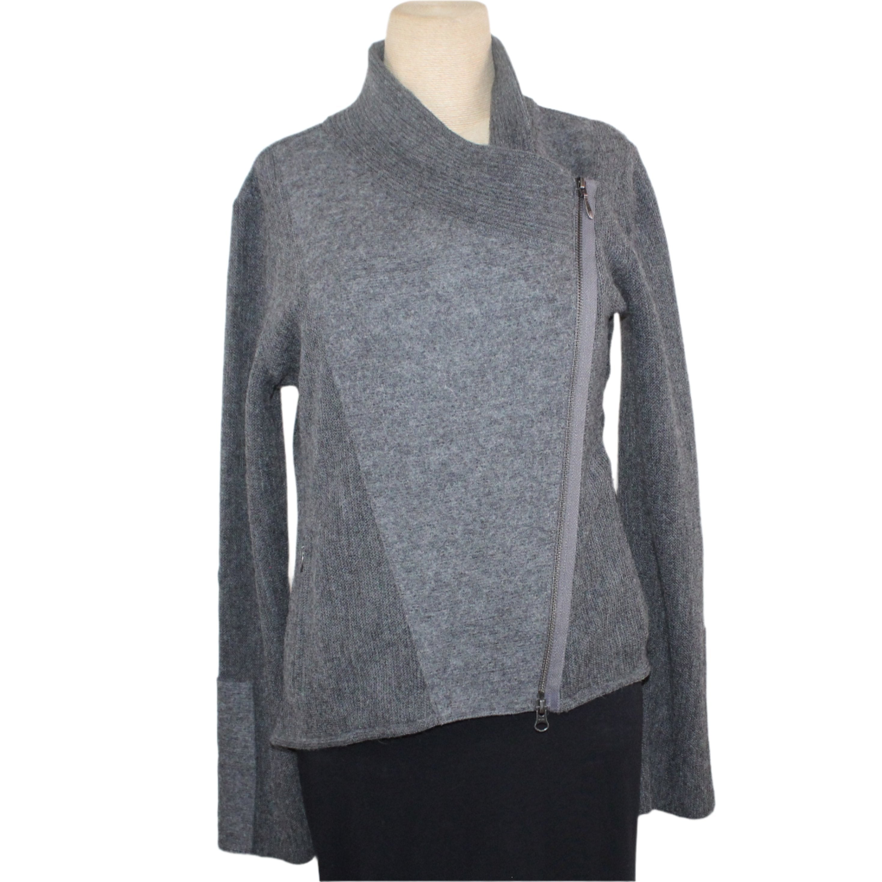 Beyond Threads Cardigan, Chopper, Graphite S