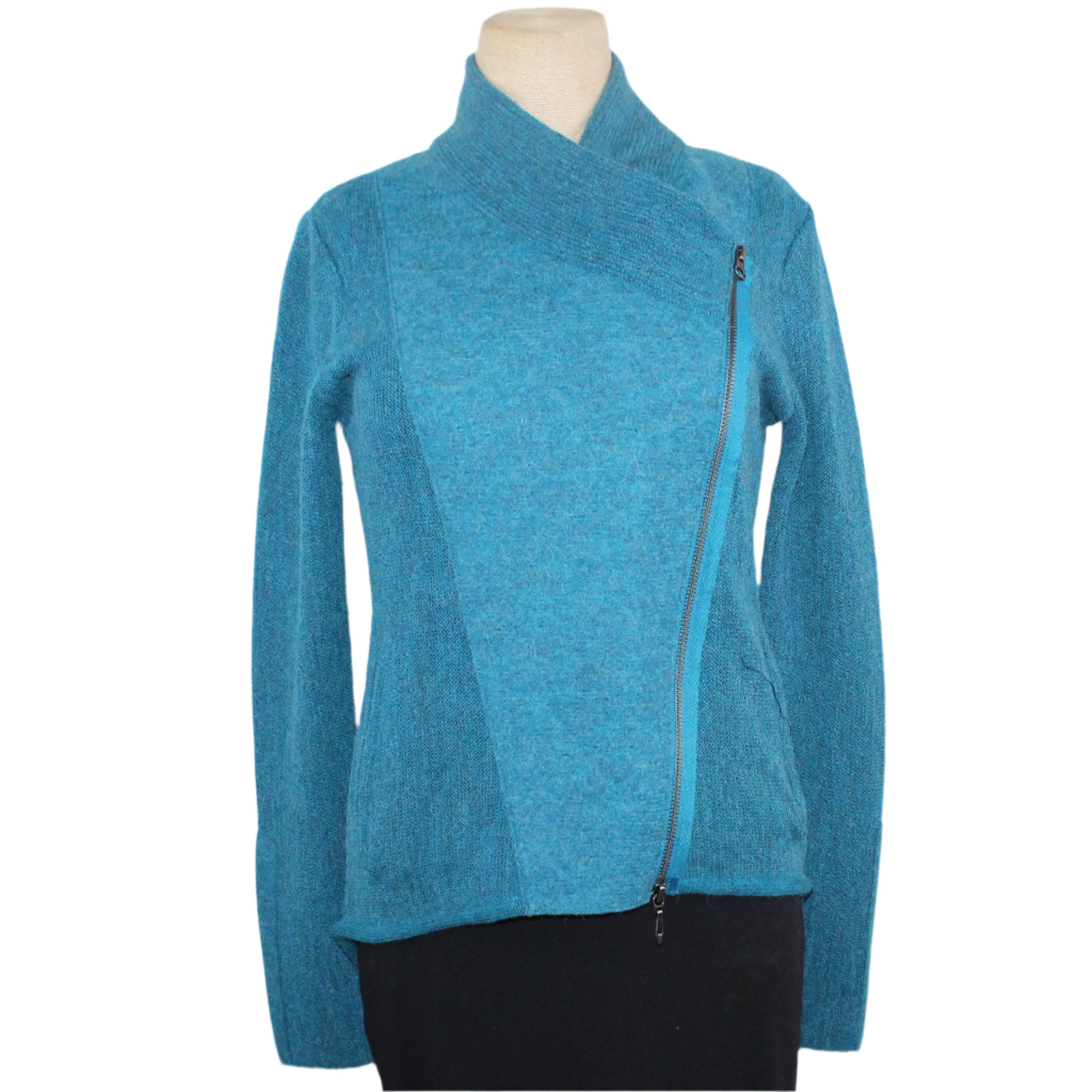 Beyond Threads Cardigan, Chopper, Peacock XS