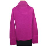 Beyond Threads Cardigan, Asymmetric, Magenta XS