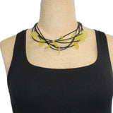 Lydia Bremer Necklace, Disks, Yellow