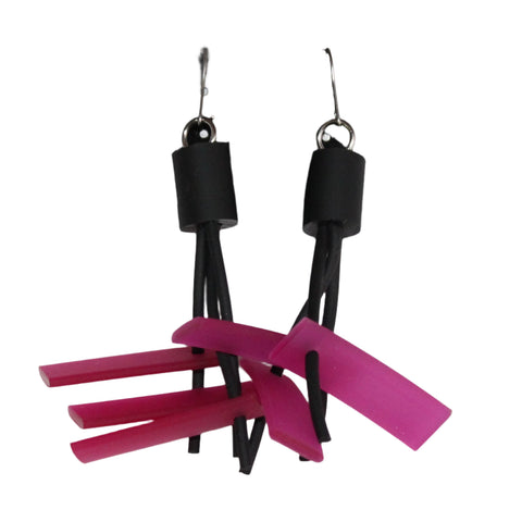 Lydia Bremer Earrings, Sticks, Fuchsia