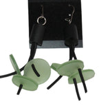 Lydia Bremer Earrings, Disks, Green