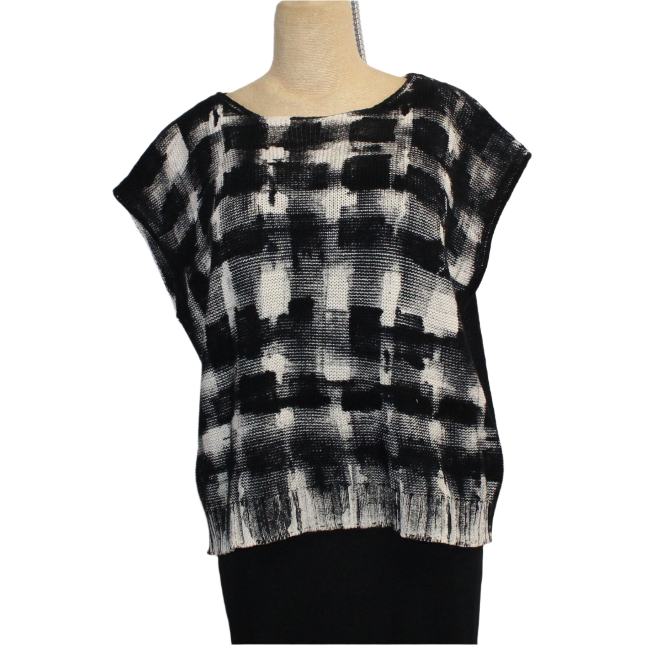 Pier Antonio Gaspari Sweater, Black/White S