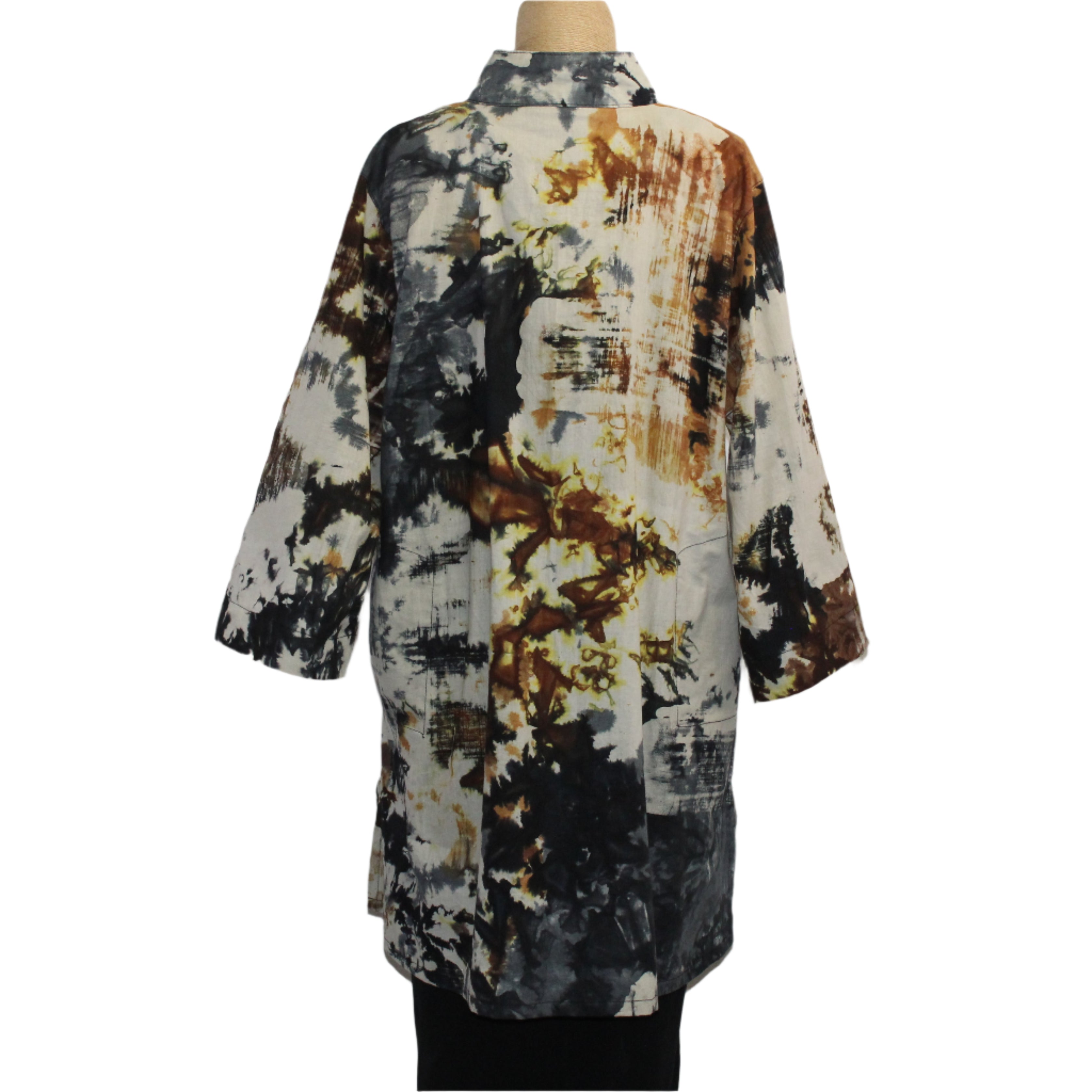 Adverb Shirt, Therefore, Black Smoke, Rust/Brown/Grey/Black M & L