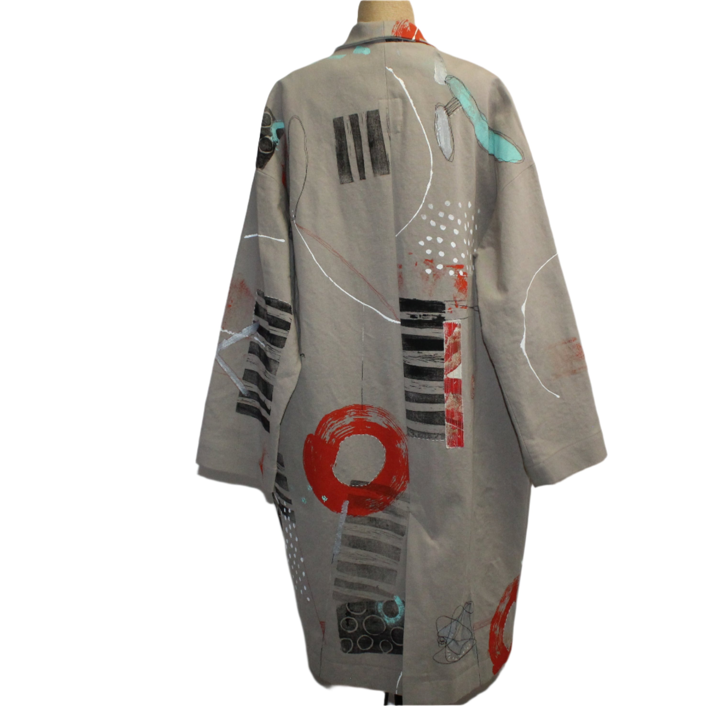 Holly Badgley Coat, Taya Drop Cloth, Taupe Canvas, L