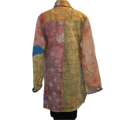 Holly Badgley Coat, Kantha, Amber/Pink/Purple, L