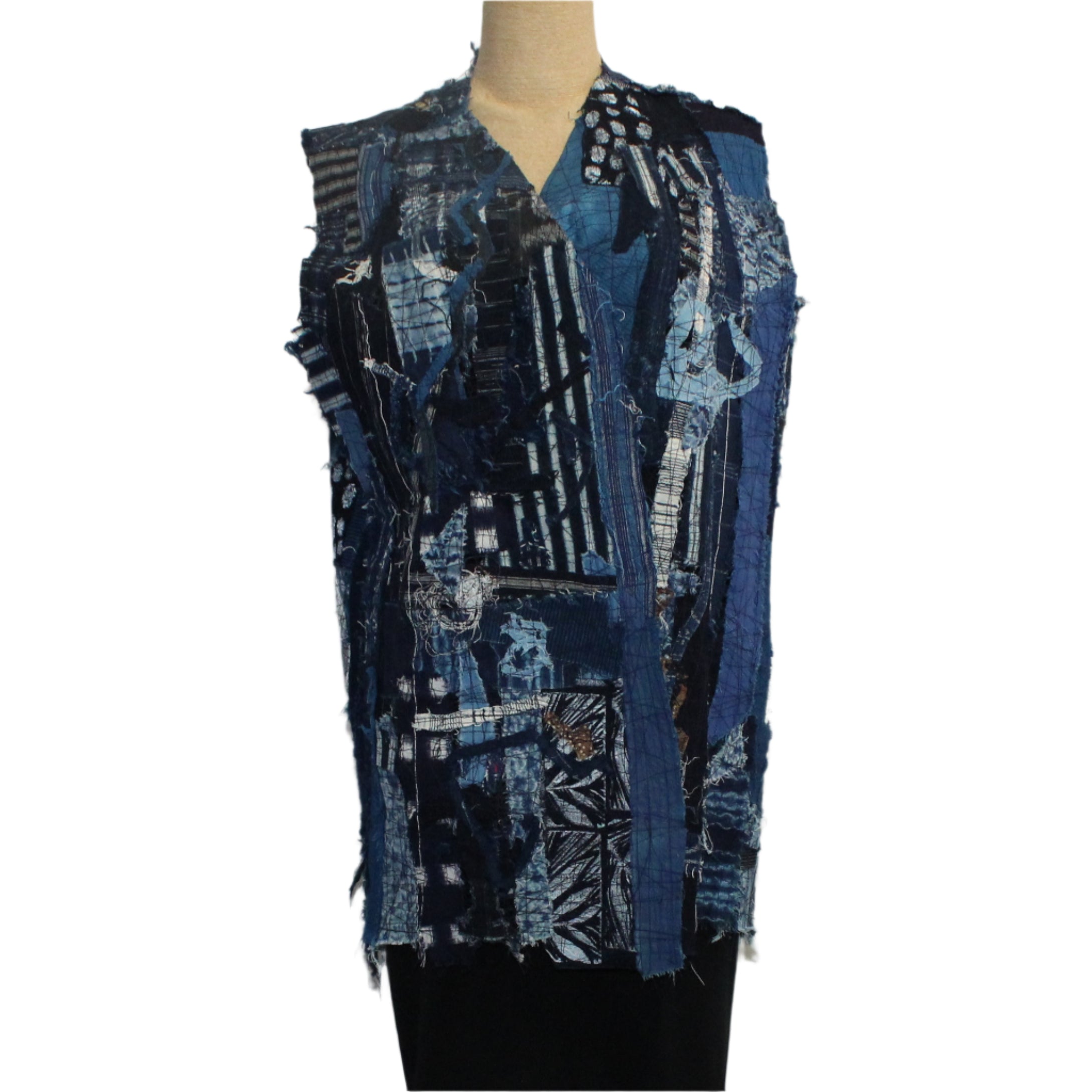 Holly Badgley Vest, Mix Indigos, S/M