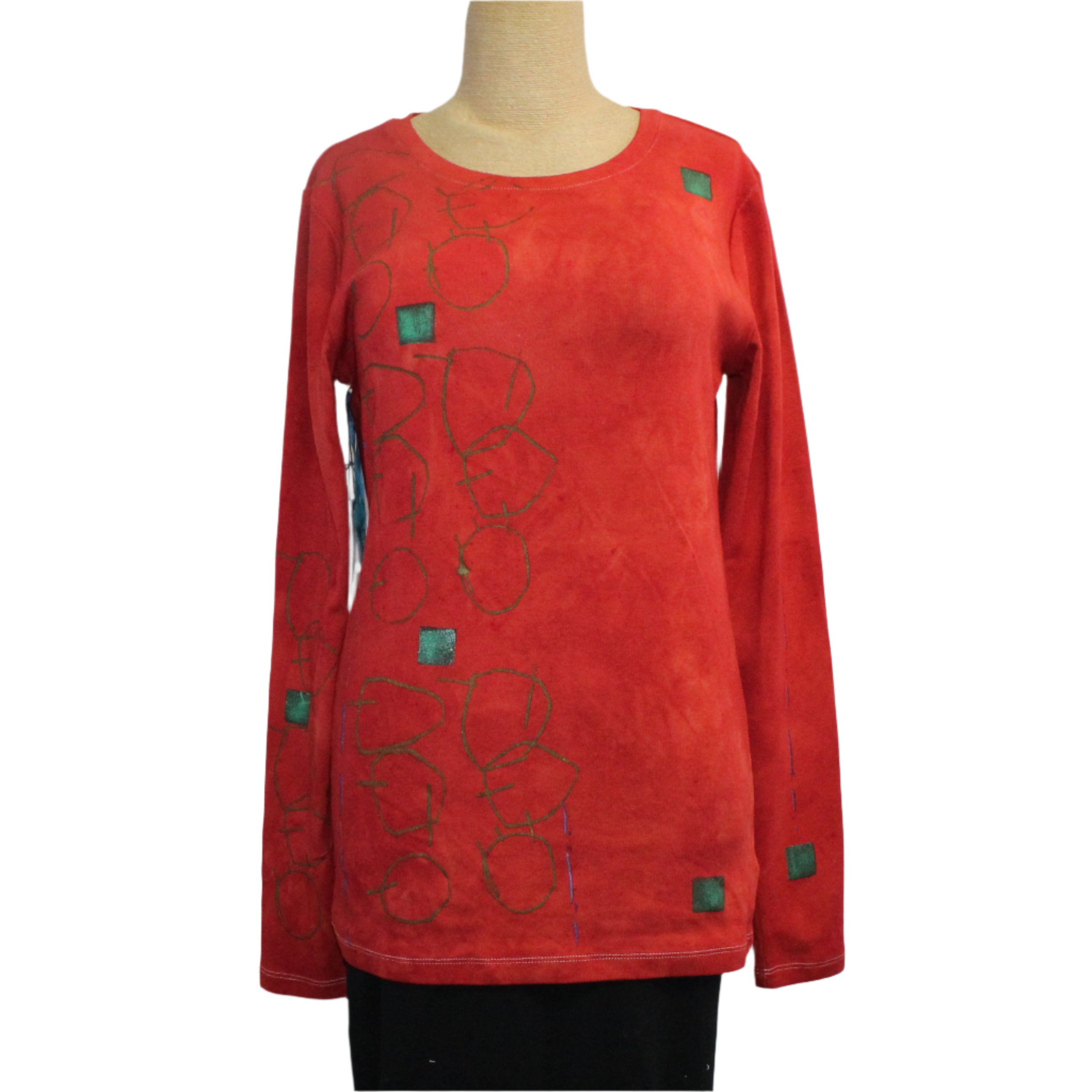 Holly Badgley Pullover, Cotton, Persimmon, XS