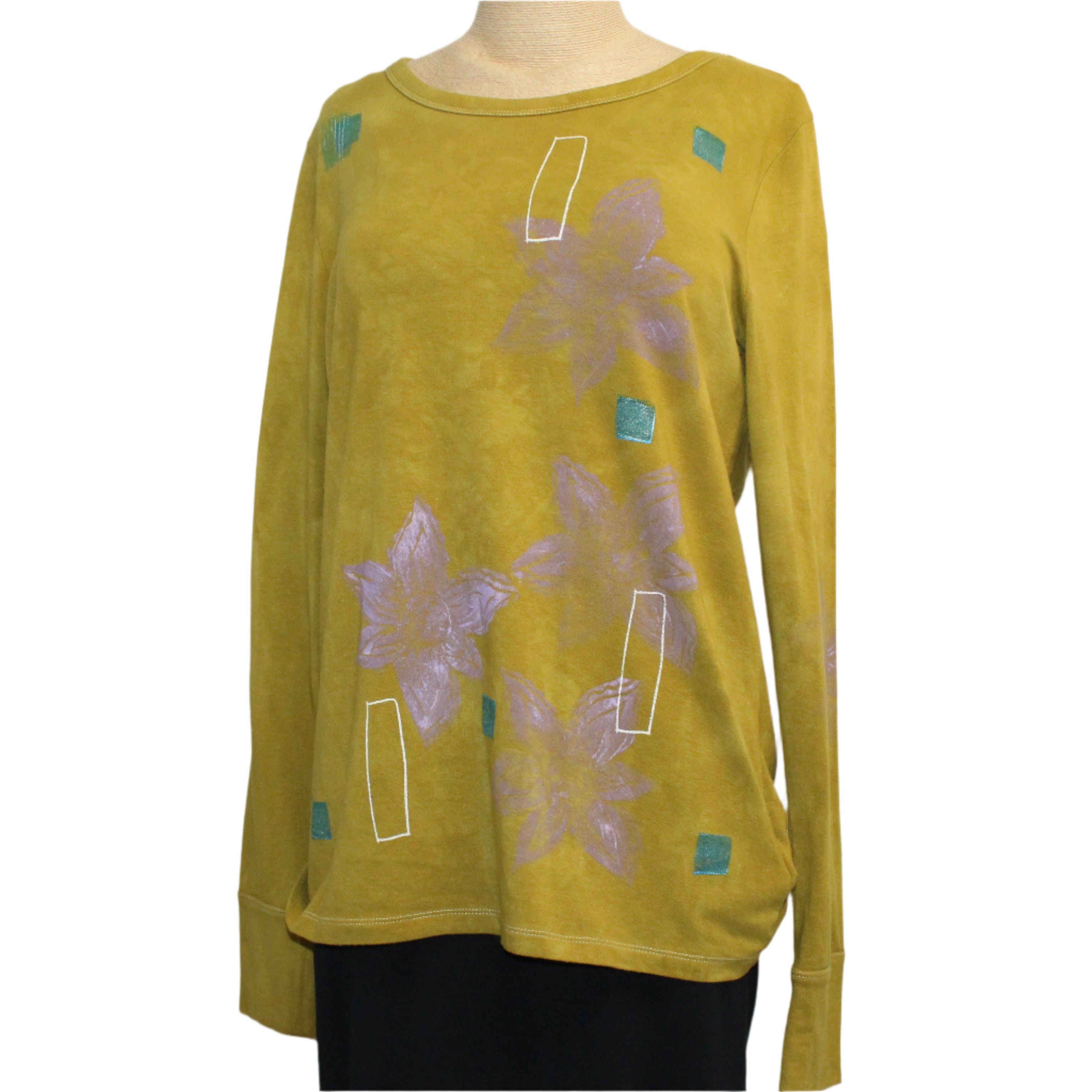 Holly Badgley Pullover, Cotton, Moss, S
