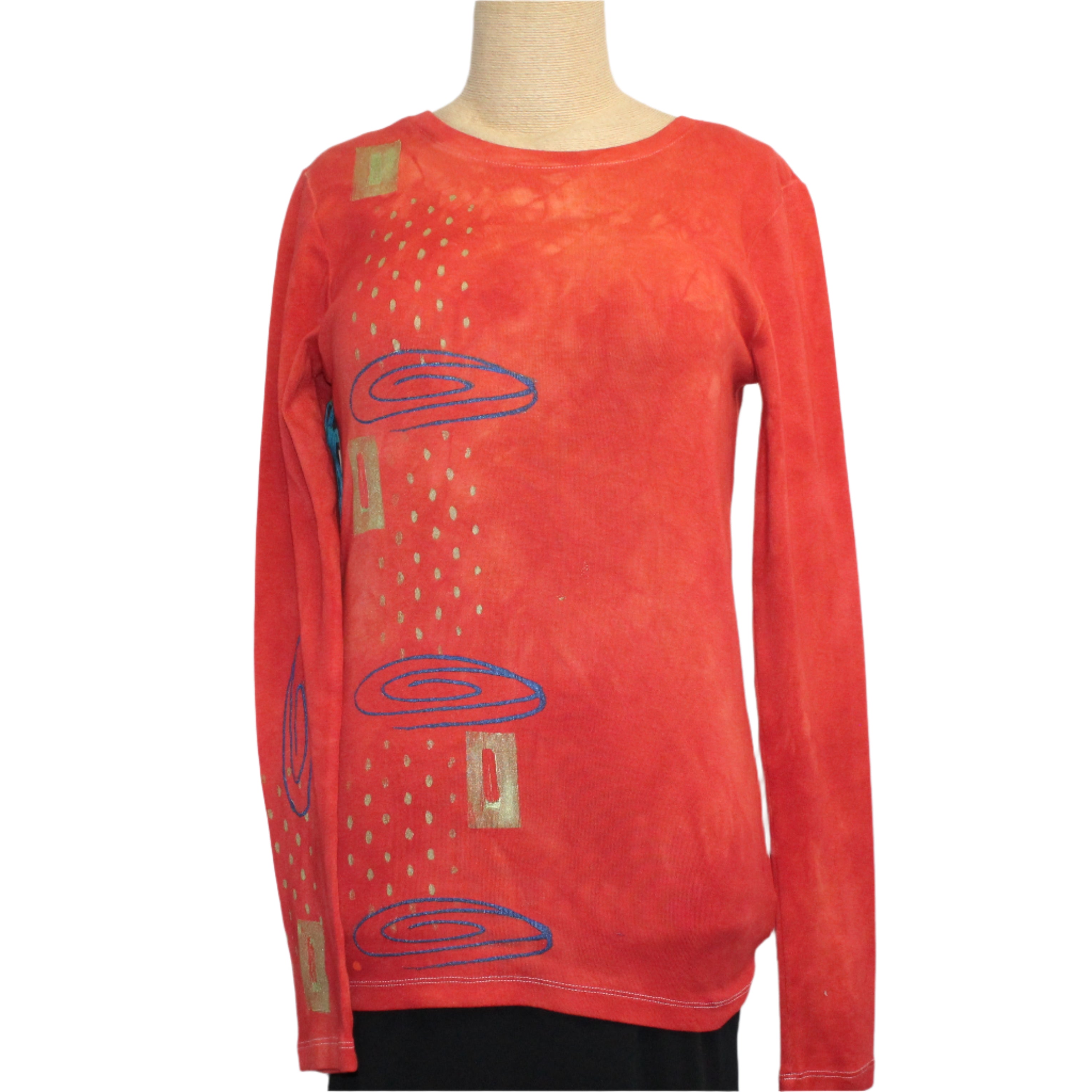Holly Badgley Pullover, Cotton, Persimmon, XXS