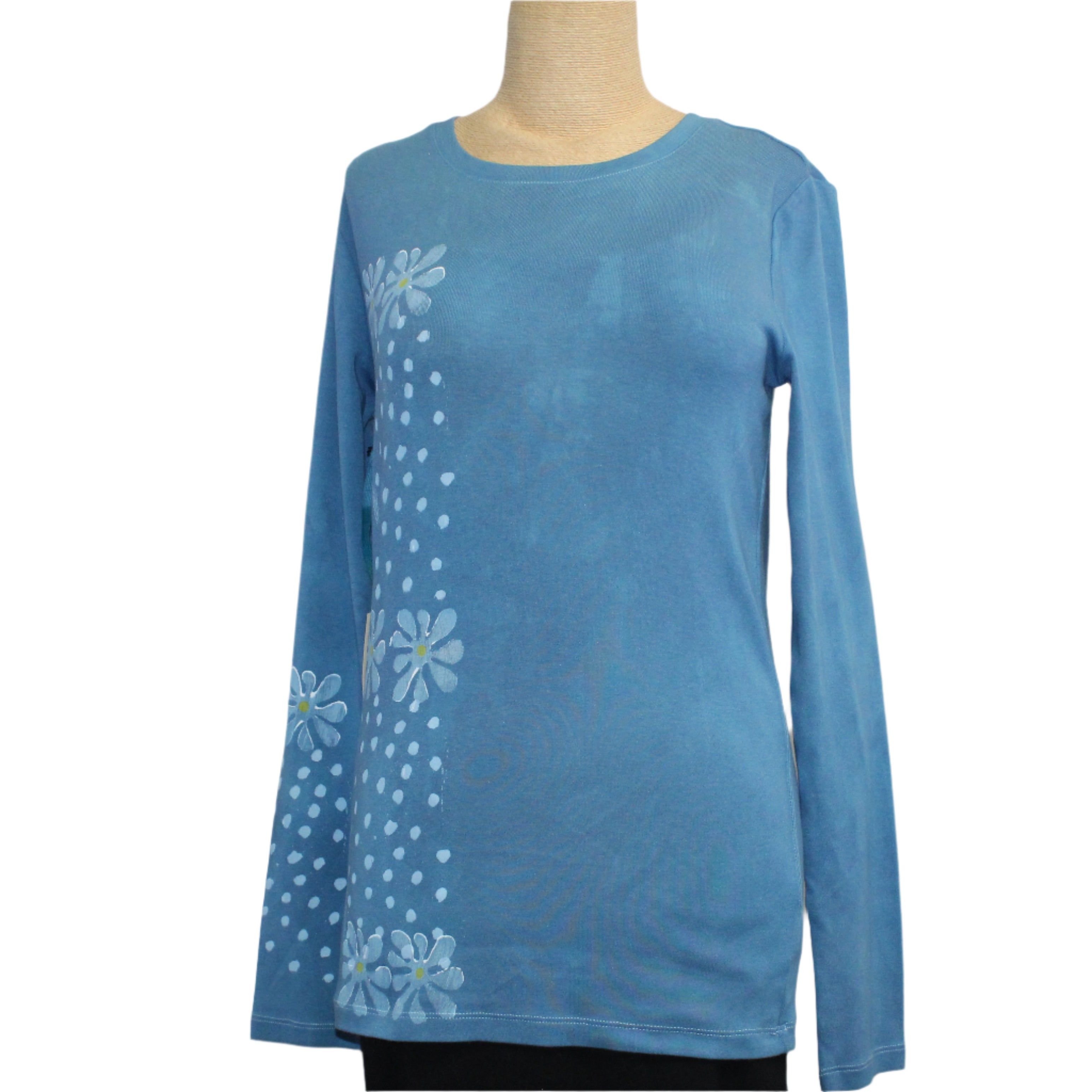 Holly Badgley Pullover, Cotton, Sky Blue, XS
