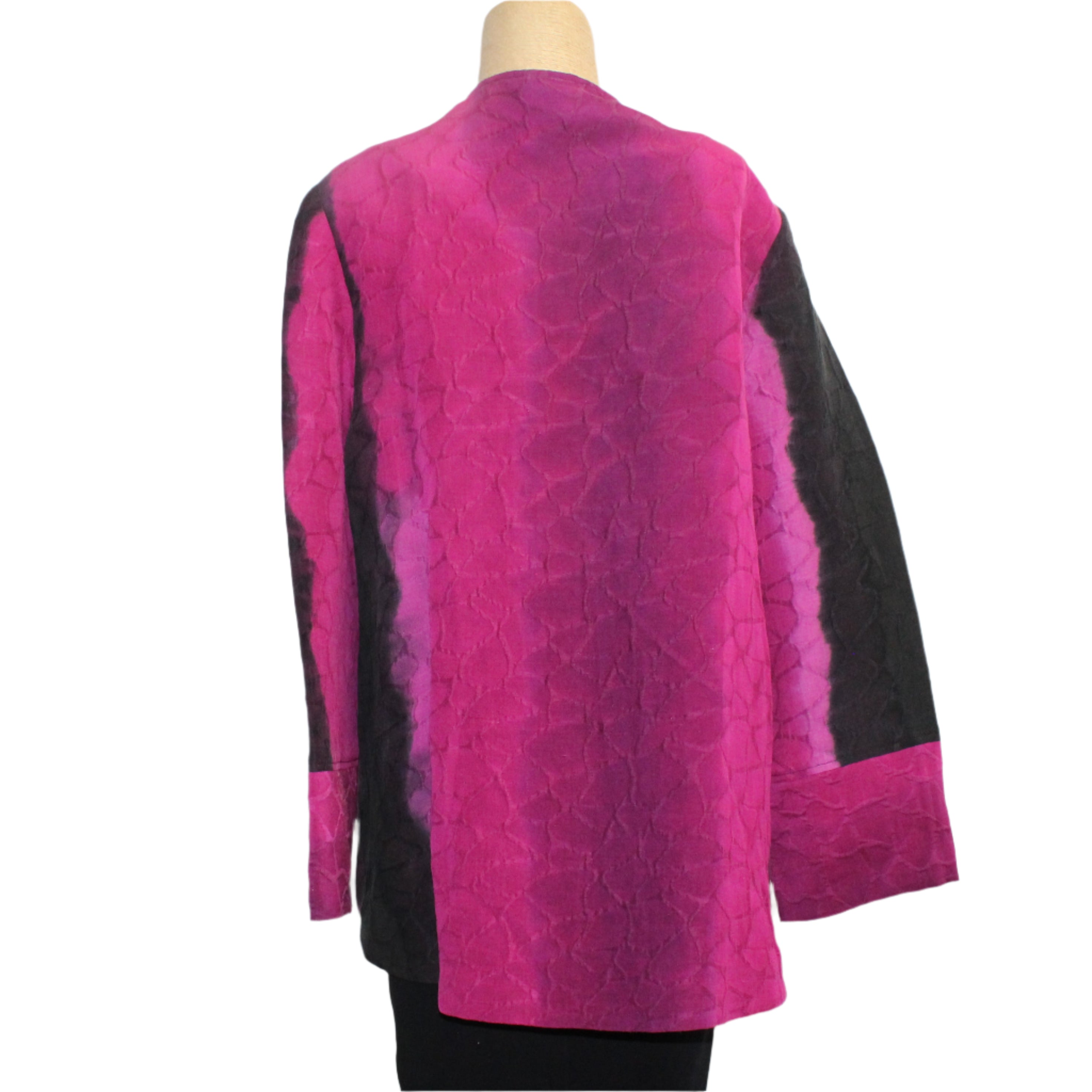 Kay Chapman Jacket, Asymmetrical, Islands, Black/Violet/Pink, S