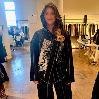 Mara Gibbucci Jacket, Hoodie, Black/White L