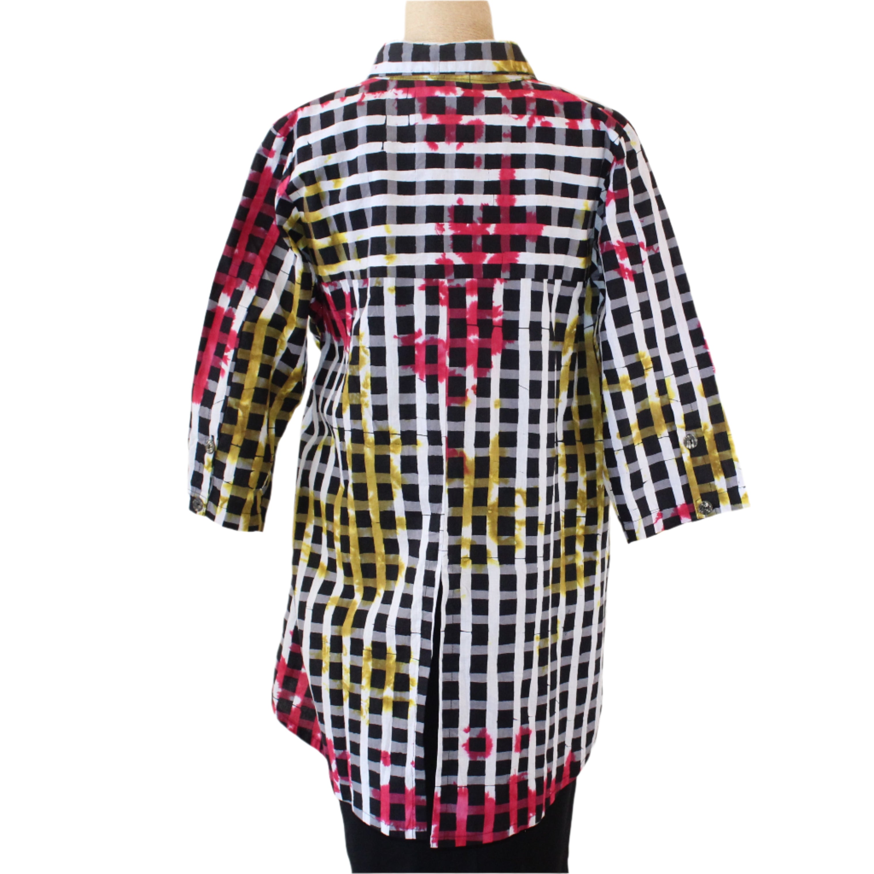 Adverb Shirt, Well, Smoked Check, Red/Gold/Black/White L