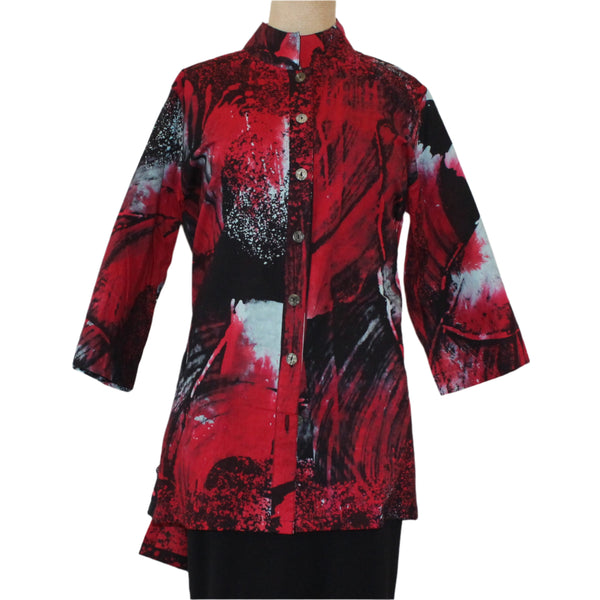 Adverb Shirt, Therefore, Abstract, Red/Black/White S, L & XL
