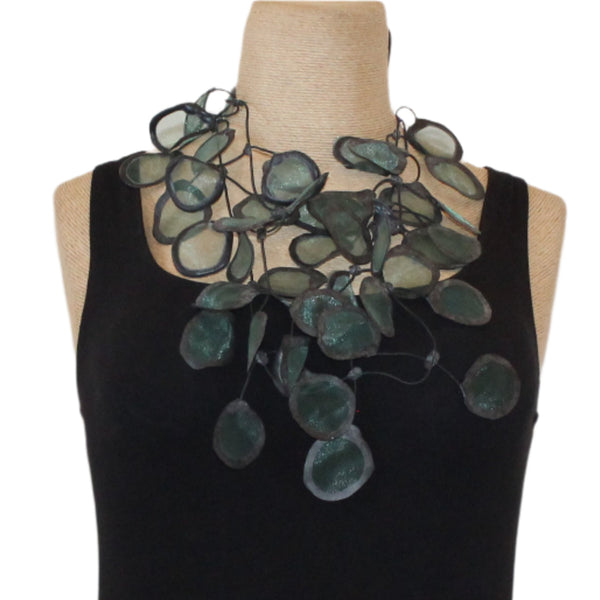 Annemieke Necklace, Transparent, Green