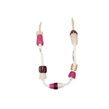 Zsiska Necklace, Mika, Berry/Cream