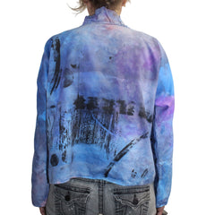 Tatiana Palnitska Top, Blue/Violet, M/L