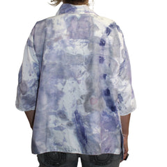 Tatiana Palnitska Top, Purple/White, With Feathers, M/L