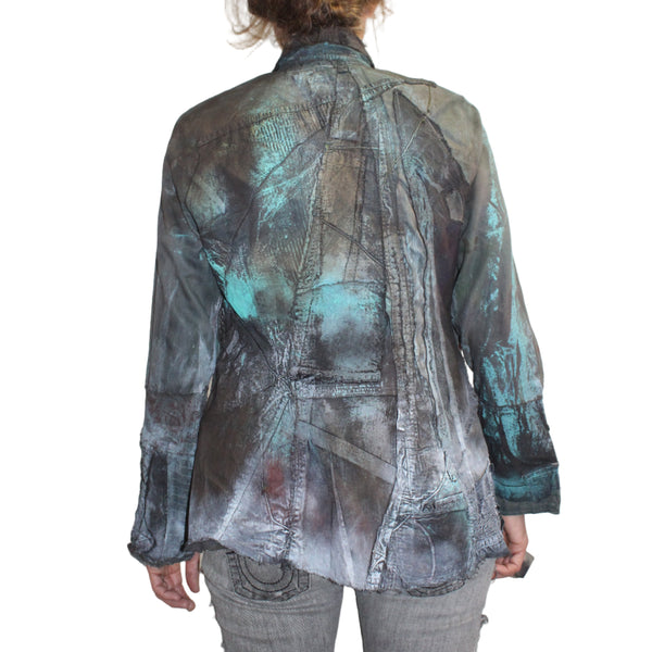 Tatiana Palnitska Jacket, Earth/Turquoise, XS