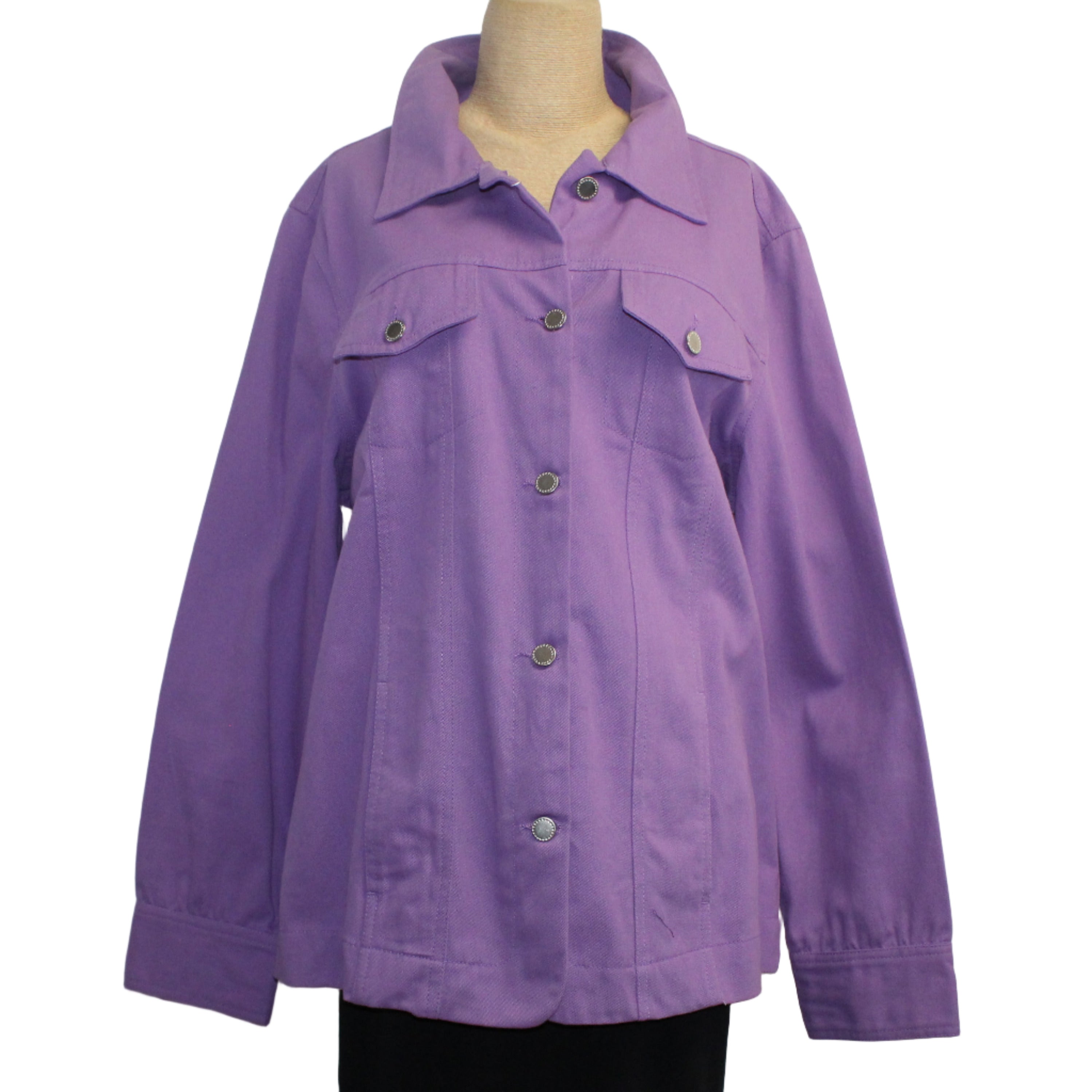 Patty Vizza Jacket, Kachina Dancer, Lavender Denim, L