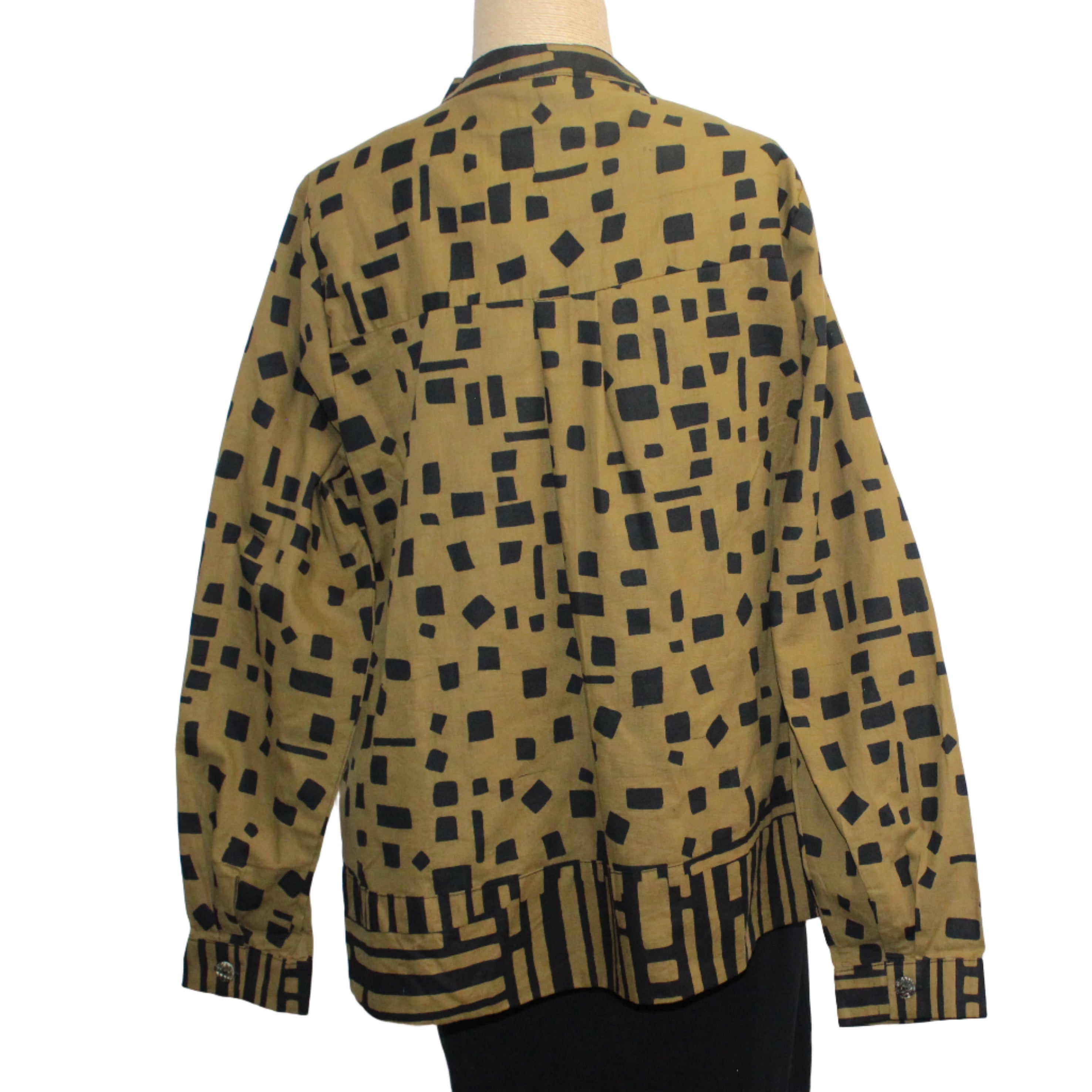 Adverb Shirt, After, Chip/Fences, Mustard/Black S, M, L & XL