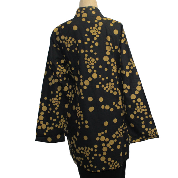 Adverb Shirt, Therefore, Dots, Mustard/Black S, M & L