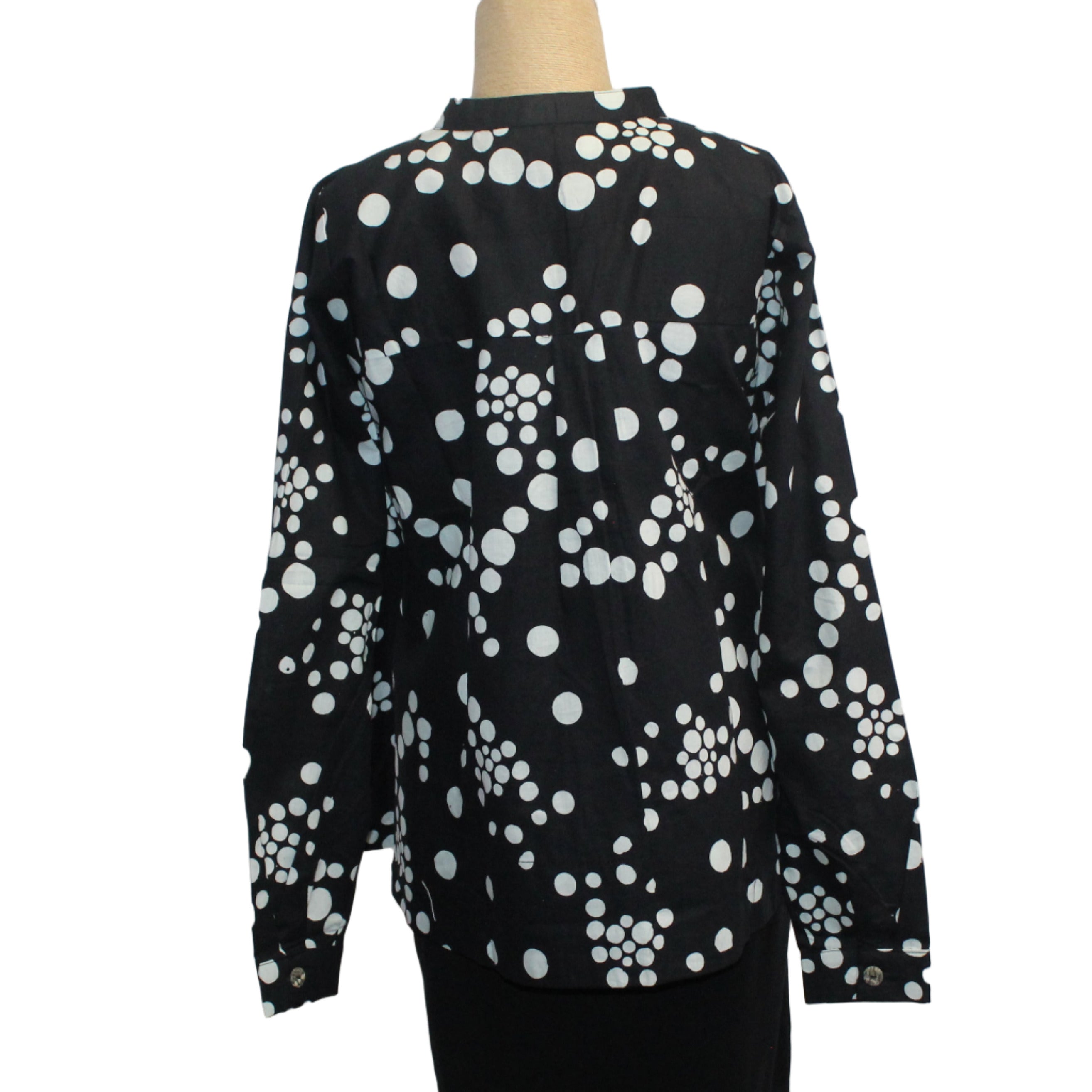 Adverb Shirt, After, Dots, Black/White XS, S & M