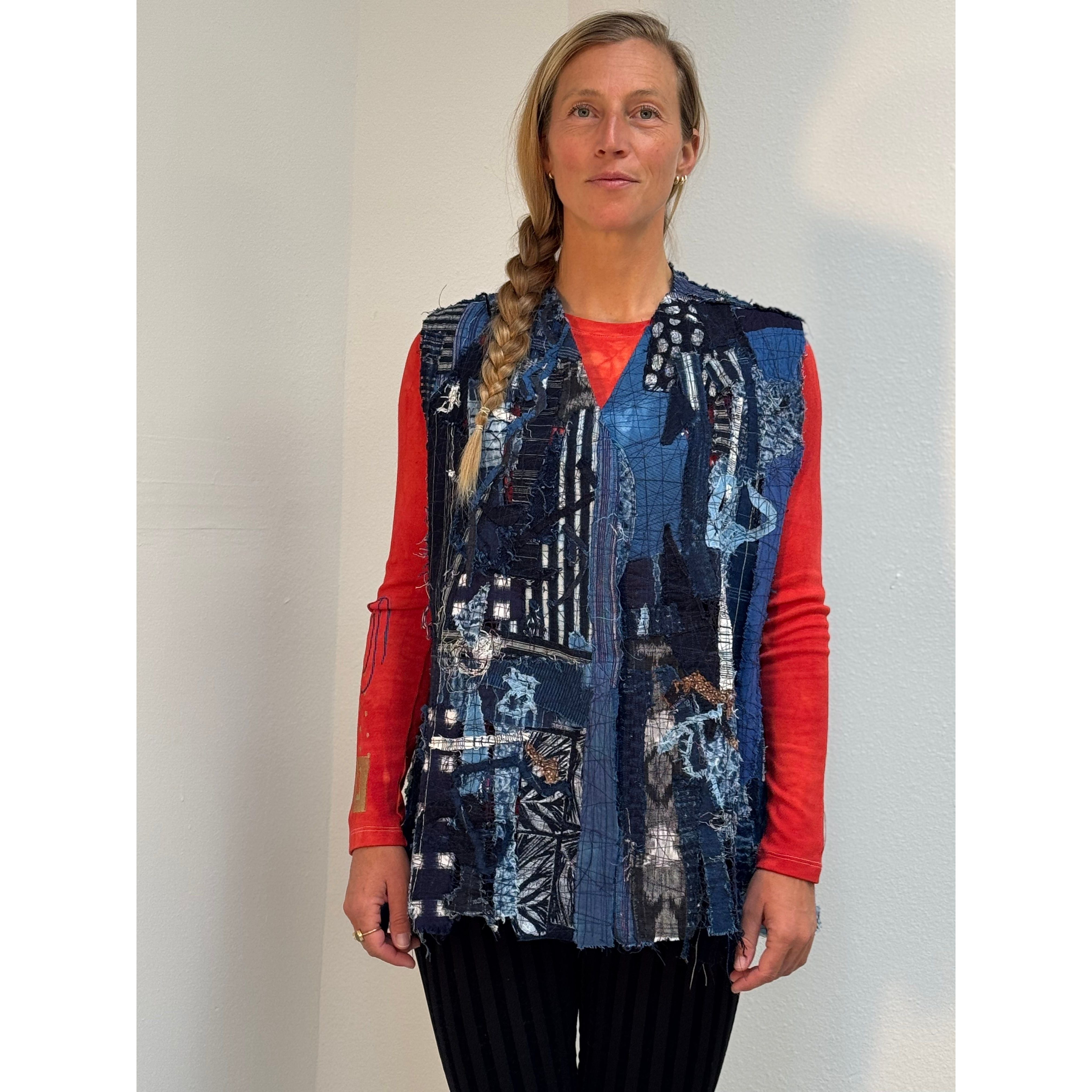 Holly Badgley Vest, Mix Indigos, S/M