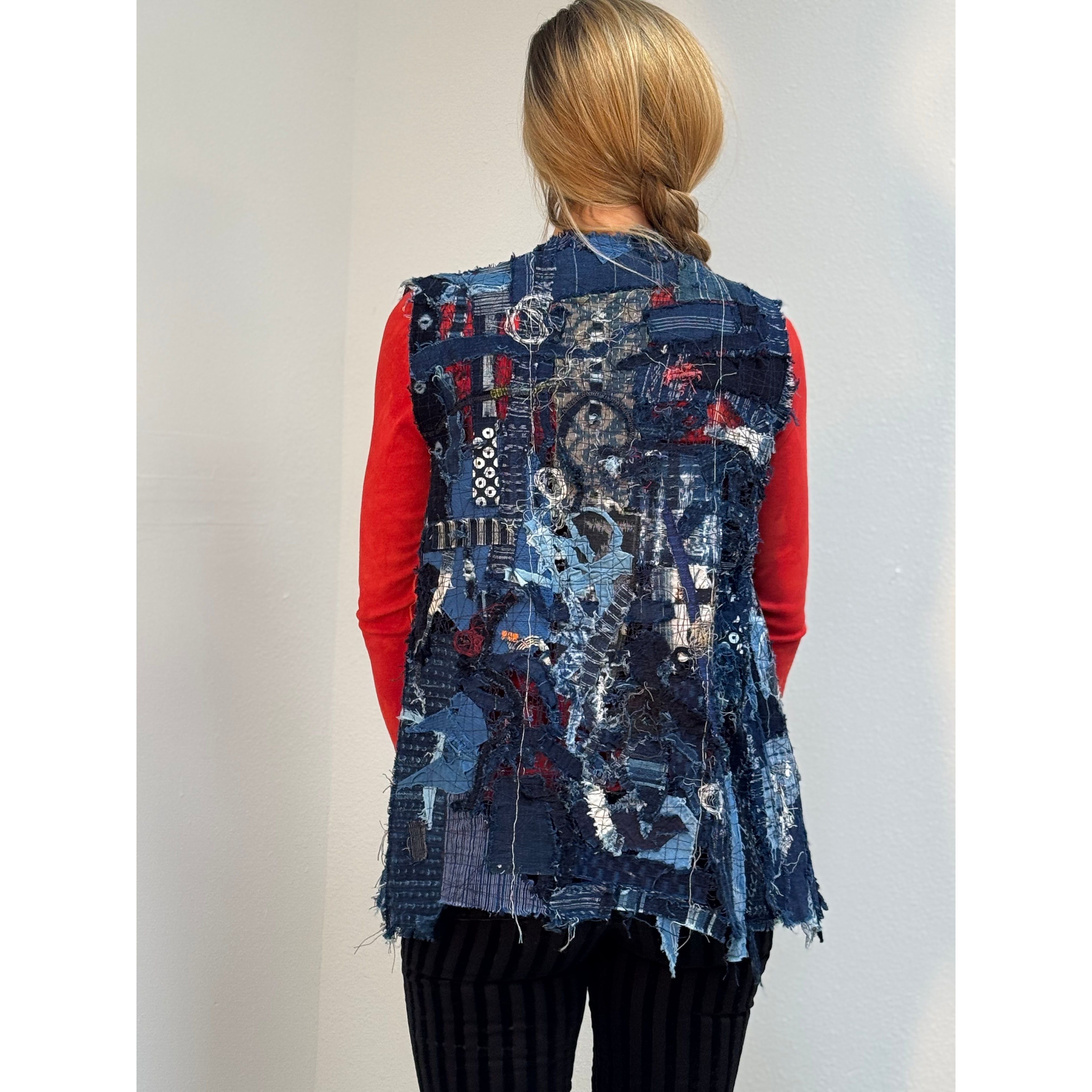 Holly Badgley Vest, Mix Indigos, S/M