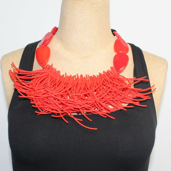 Michaela Malin Necklace, Elick, Red