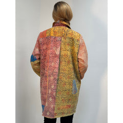 Holly Badgley Coat, Kantha, Amber/Pink/Purple, L