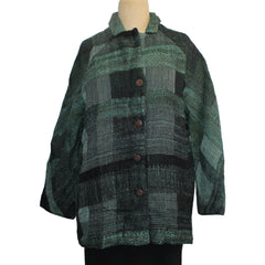 Neeru Kumar Jacket, Green/Black S, M & L