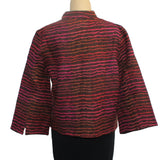 Neeru Kumar Jacket, Violet/Red/Black, XS
