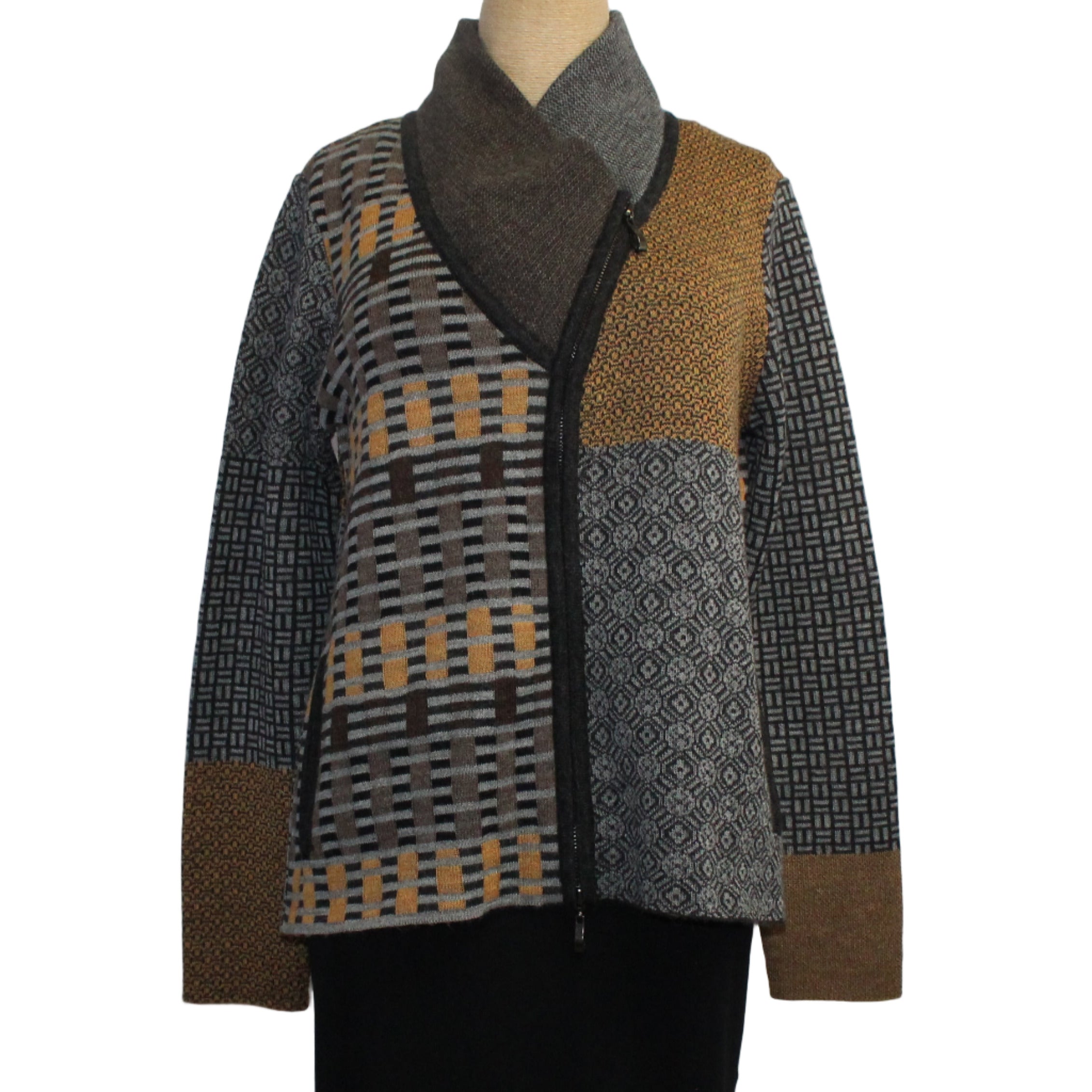 Beyond Threads Cardigan, Pique Crossover, Marigold XS, S & M