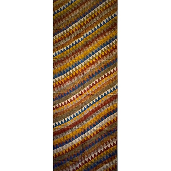 Darshan Shah Shawl, Kantha, Gold/Multi-Color