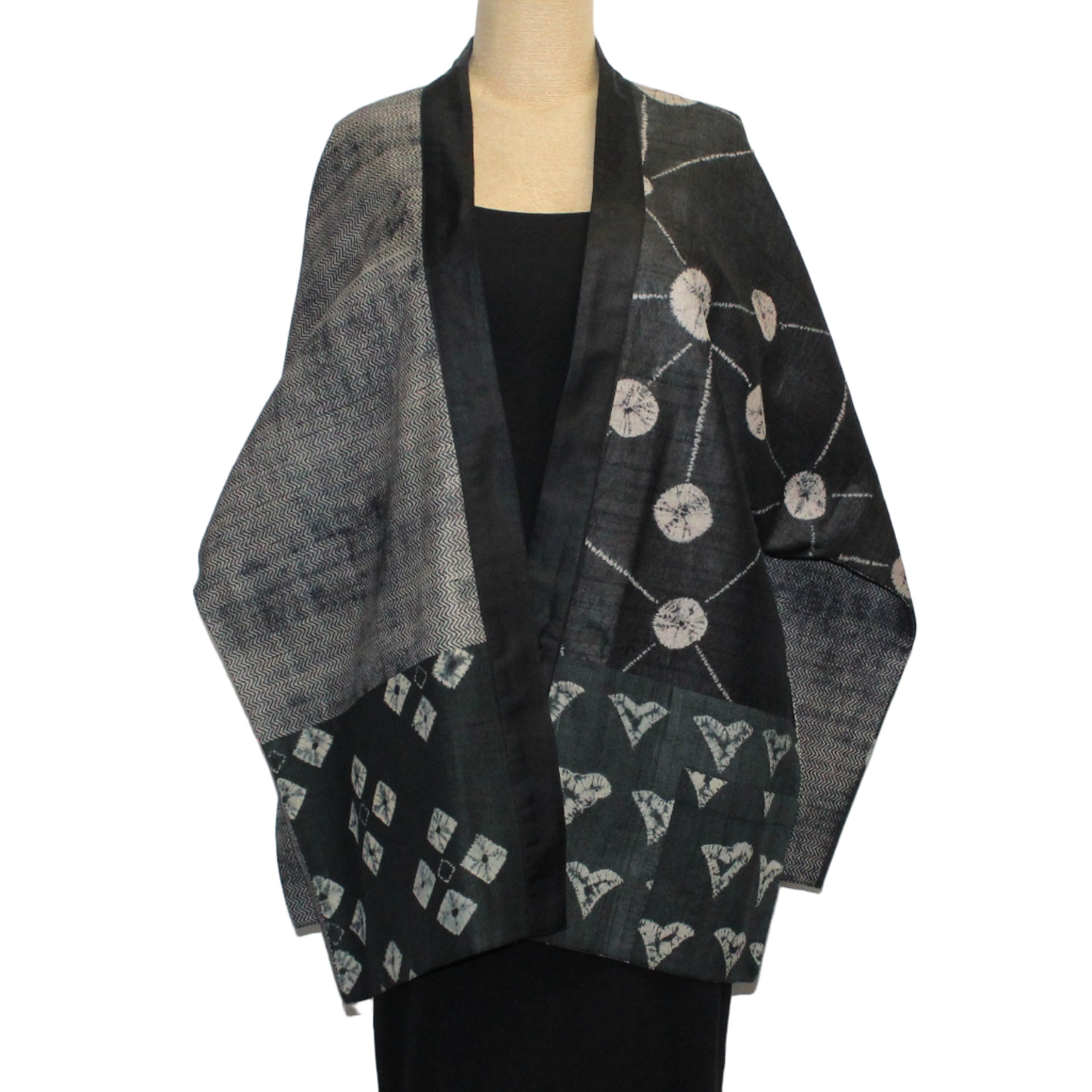 Darshan Shah Jacket, Black/Beige M/L