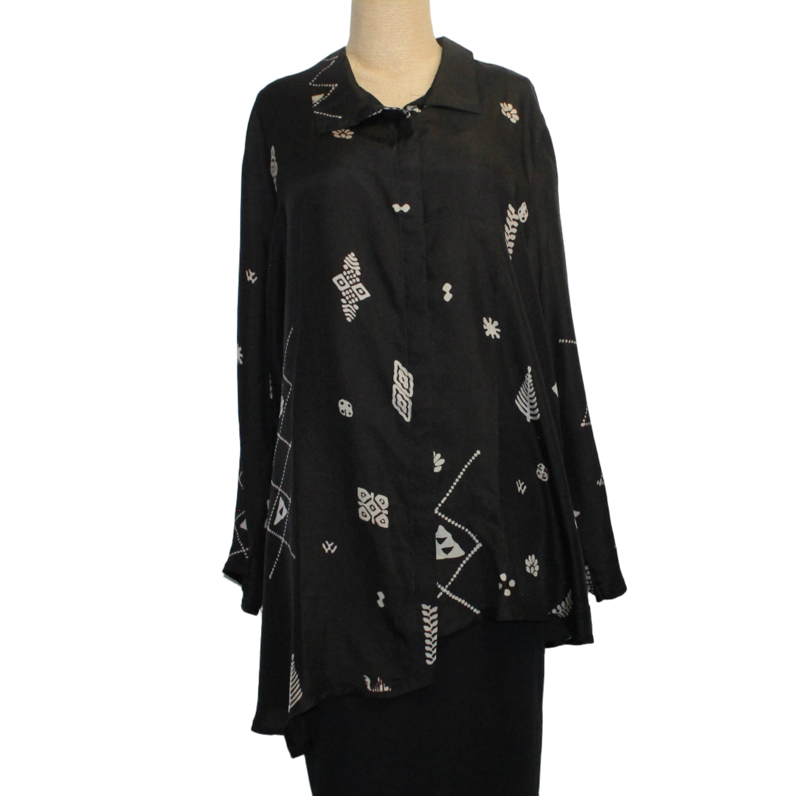 Darshan Shah Shirt, Black/Pearl Gray M