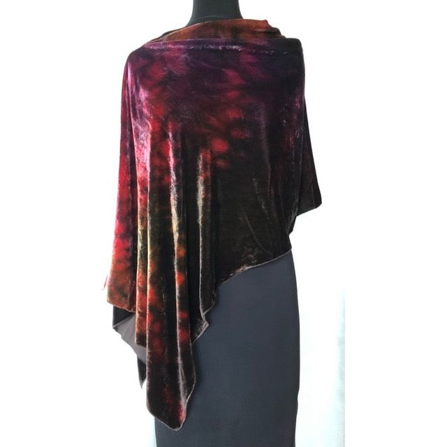 Doshi Poncho, Winsome, Velvet, Nutmeg, OS Fits S-XL