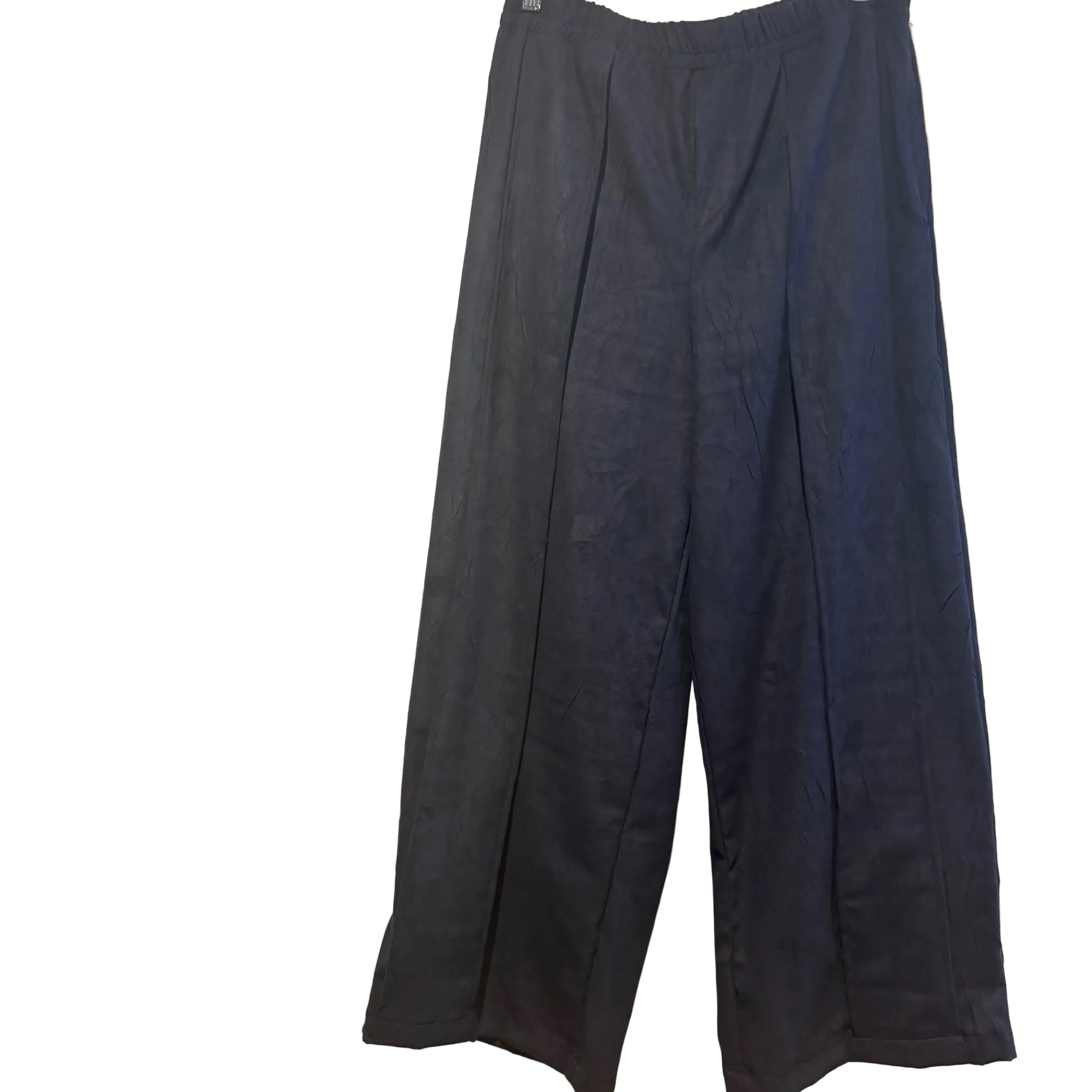 Dress To Kill Pant, Suede Pleated, Midnight Blue M & L
