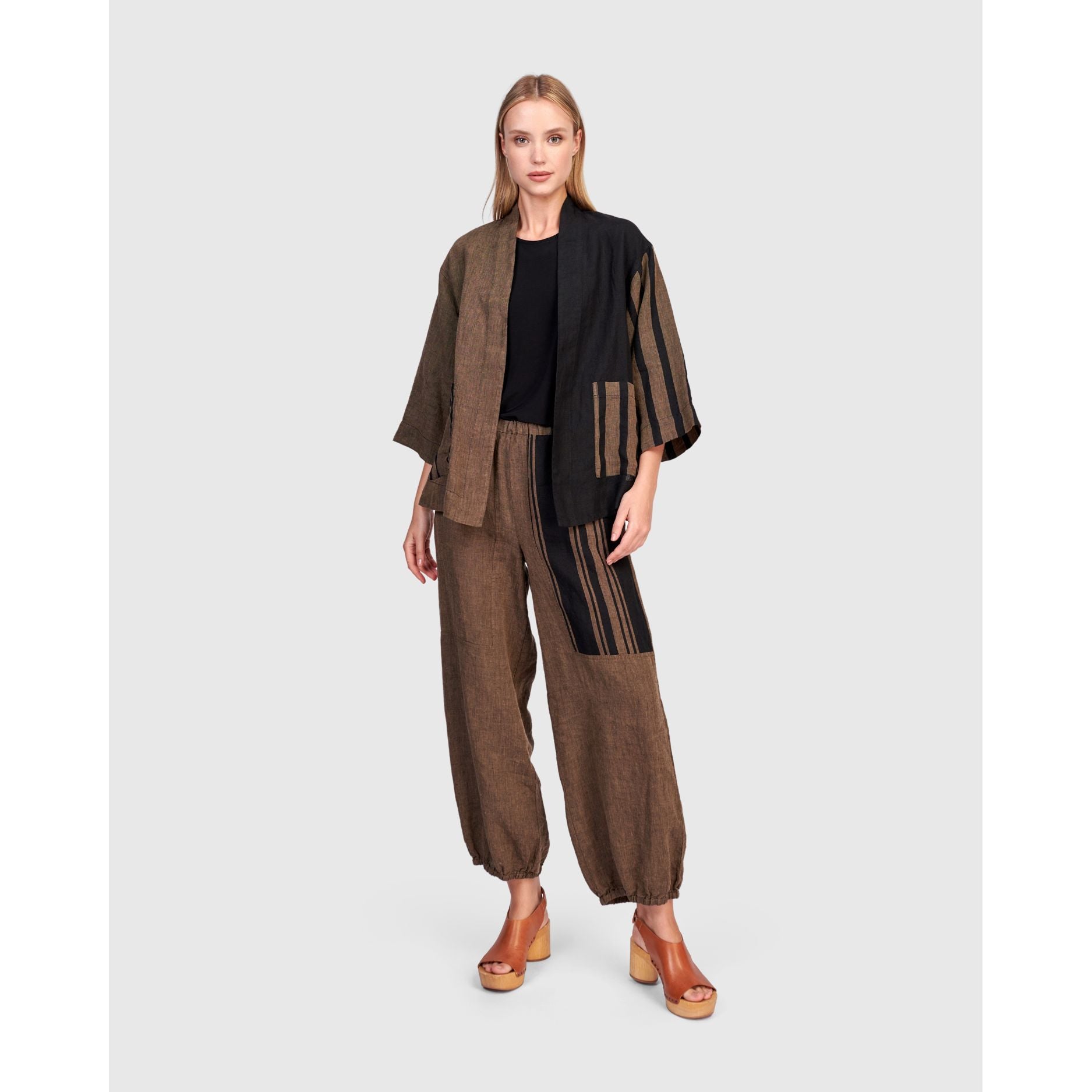 Alembika Jacket, Terra, Black/Brown S & L