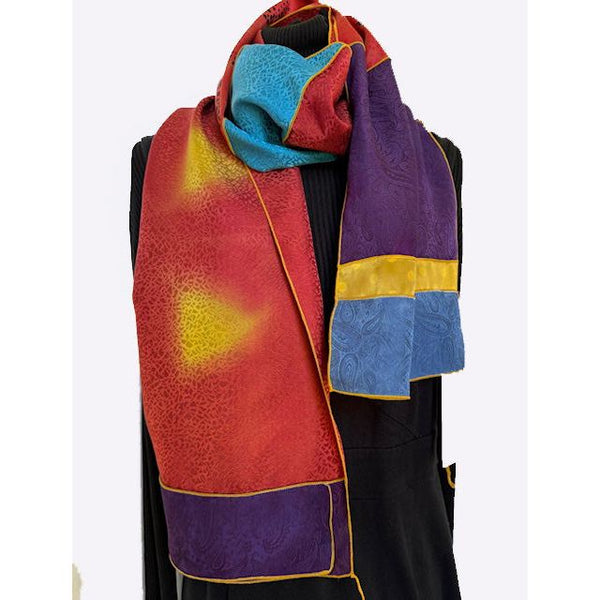 Judith Bird Scarf, Bold Brights